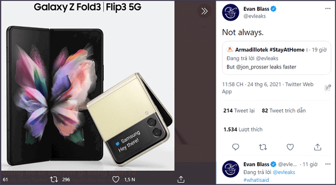 Galaxy Z Fold 3 và Galaxy Z Flip 3