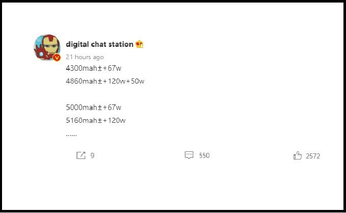 Xiaomi 12 Ultra cũng sẽ đi cùng viên pin có 007Win.com Số #1 Tặng 77K lớn, Giấy phép hoạt động của thương hiệu 007Win đến 120w