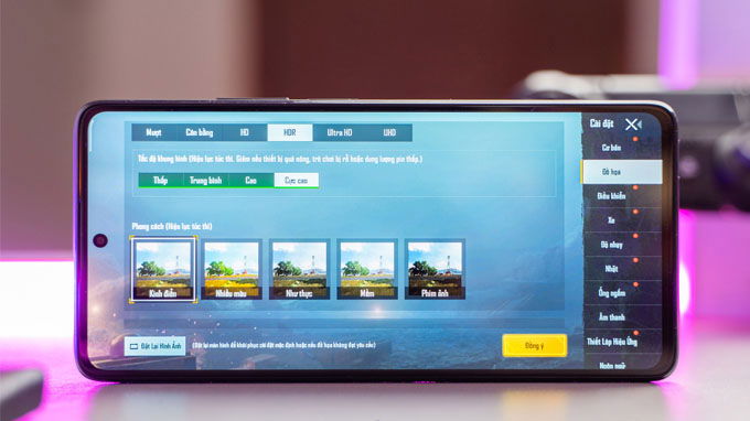 Galaxy A73 5G chiến mọi tựa game