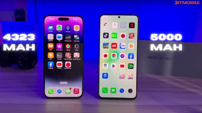 So sánh 007Win.com Số #1 Tặng 77K pin giữa iPhone 14 Pro Max và Meizu 20 Pro