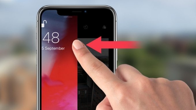 Vuốt App 007Win hỗ trợ đa dạng nền tảng sang trái để mở camera trên iPhone 14
