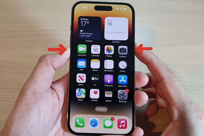 Hướng dẫn cách mở/tắt nguồn nhanh trên iPhone 14 series