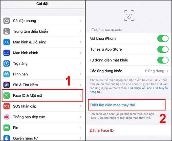 Hướng dẫn cách thiết lập Face ID và mật khẩu cho iPhone 14 series