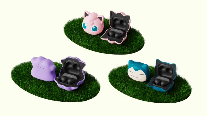 Ốp chủ đề Pokemon cho Galaxy Buds 2 và Galaxy Buds 2 Pro