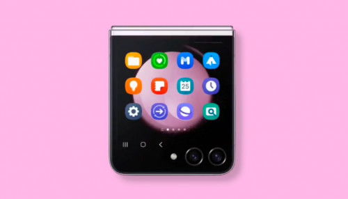 Màn hình phụ Galaxy Z Flip 5 chuyển động cực mượt trong video concept