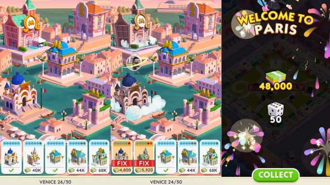 Làm thế nào để hoàn thành một cấp độ, một bảng trong Monopoly Go?