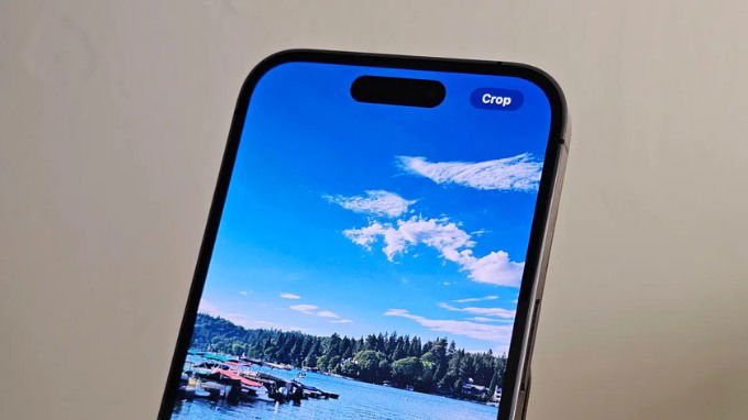 Zoom để cắt ảnh nhanh