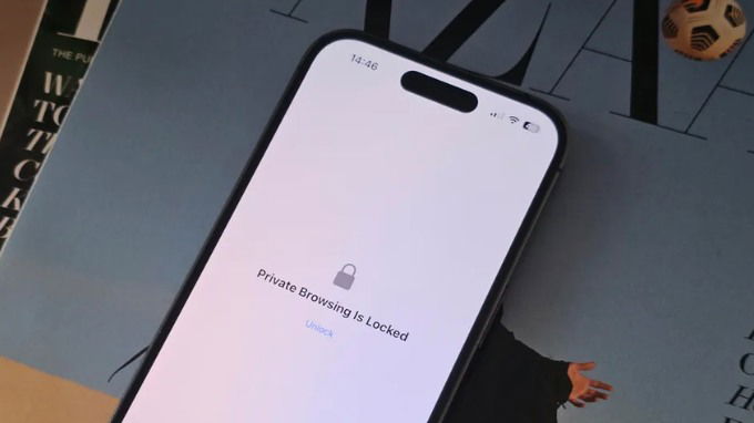 Khóa tab ẩn danh trên Safari bằng Face ID