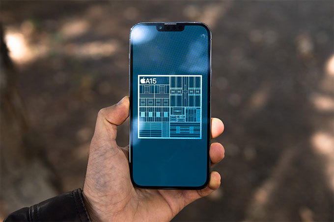  iPhone 13 Pro Max được trang bị chip Apple A15 Bionic