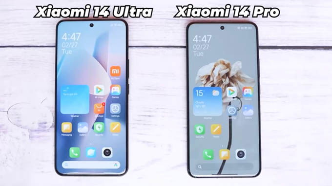 So sánh màn hình Xiaomi 14 Pro và Xiaomi 14 Ultra