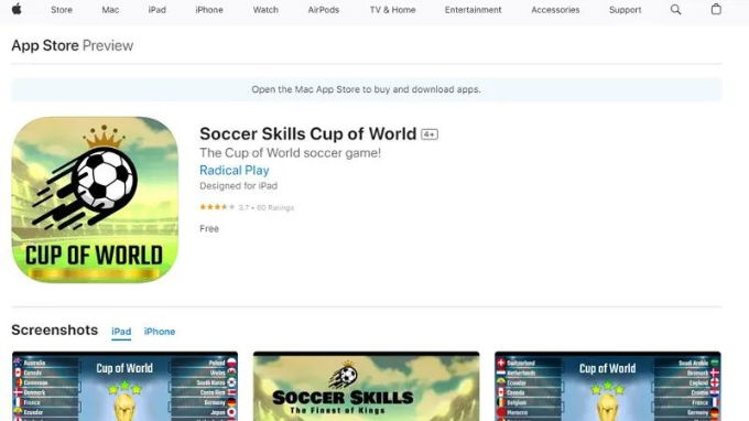 Yêu cầu về cấu hình trong Soccer Skills