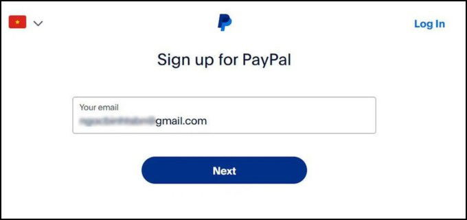 Bước 4 cách đăng ký PayPal 