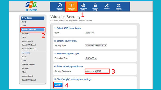 cách tăng tốc độ wifi đổi mật khẩu