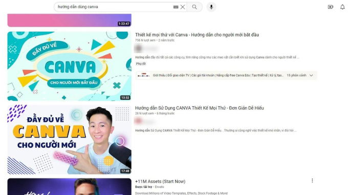Làm video hướng dẫn sử dụng Canva trên Youtube 