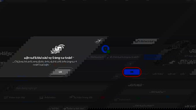 Cách bật​ khóa bảo vệ trang cá nhân Facebook trên máy tính