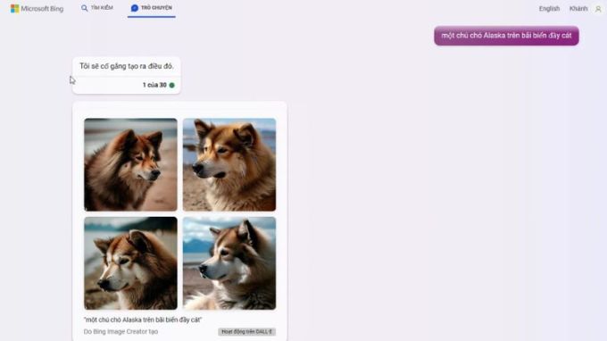 Cách sử dụng Bing Image Creator tạo ảnh miễn phí trên máy tính