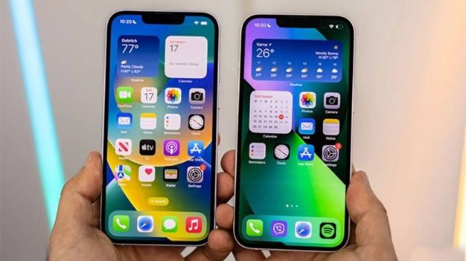So sánh màn hình iPhone 13 và iPhone 14