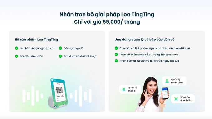 Chi phí sử dụng loa TingTing