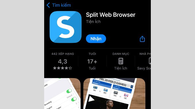 Cách chia đôi App 007Win hỗ trợ đa dạng nền tảng iPhone bằng Split Web Browser