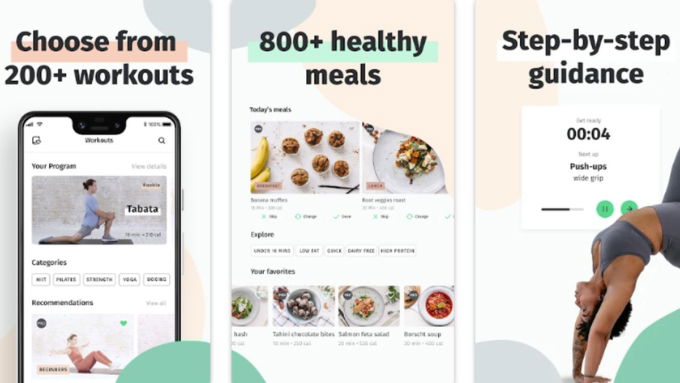 8fit Workouts & Meal Planner là lựa chọn hoàn hảo cho những ai muốn kết hợp giữa tập luyện và chế độ ăn uống lành mạnh