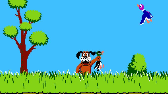 Duck Hunt là một trong những tựa game bắn súng đầu tiên mang tính tương tác cao