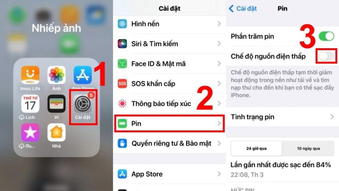 Chế độ tiết kiệm pin có thể làm hạn chế hoạt động của ứng dụng Mail, dẫn đến việc iPhone không nhận được email