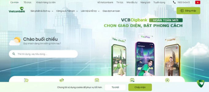 Cách tra cứu mã Swift Code của Vietcombank qua website