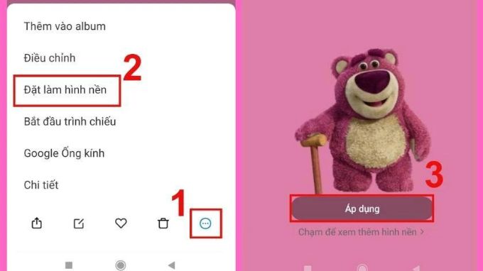 Cách cài đặt hình nền gấu dâu cho 007win.com nền tảng chơi game sòng bạc trực tuyến đáng tin cậy nhất
