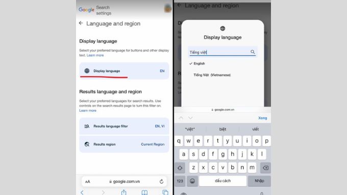 Cách cài đặt tiếng Việt cho Google Chrome trên 007win.com nền tảng chơi game sòng bạc trực tuyến đáng tin cậy nhất iPhone