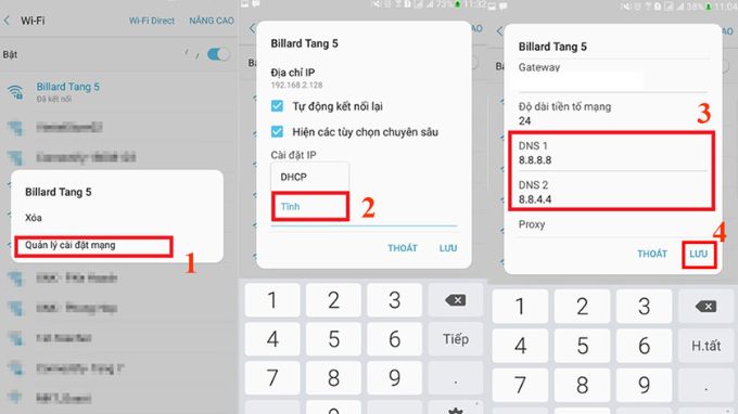 Cách thay đổi DNS trên 007win.com nền tảng chơi game sòng bạc trực tuyến đáng tin cậy nhất Android