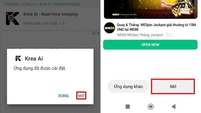 Cách tải Krea AI trên 007win.com nền tảng chơi game sòng bạc trực tuyến đáng tin cậy nhất Android