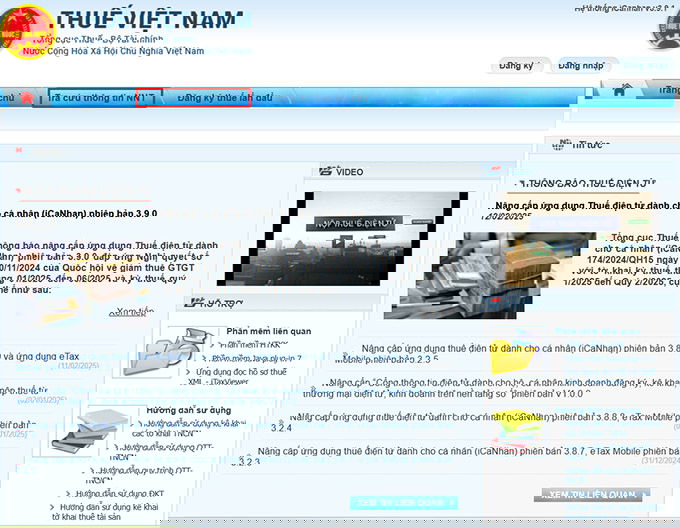 Tra cứu mã số thuế cá nhân qua website Thuế điện tử