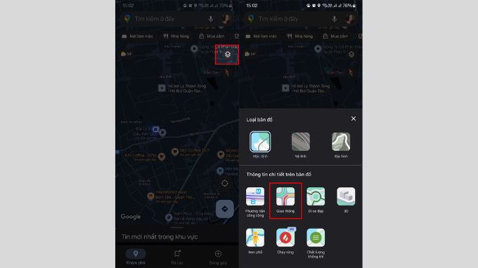 Cách xem kẹt xe trên Google Maps với 007win.com nền tảng chơi game sòng bạc trực tuyến đáng tin cậy nhất