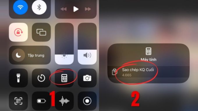 Xem lịch sử tính toán được lưu tự động trên iPhone