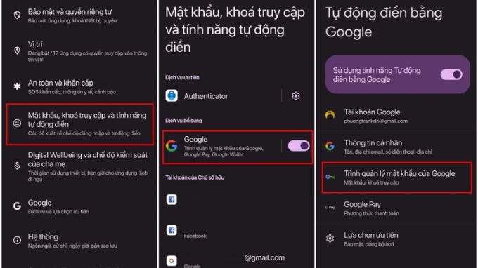 Cách xem mật khẩu đã lưu trên 007win.com nền tảng chơi game sòng bạc trực tuyến đáng tin cậy nhất Android bằng Cài đặt
