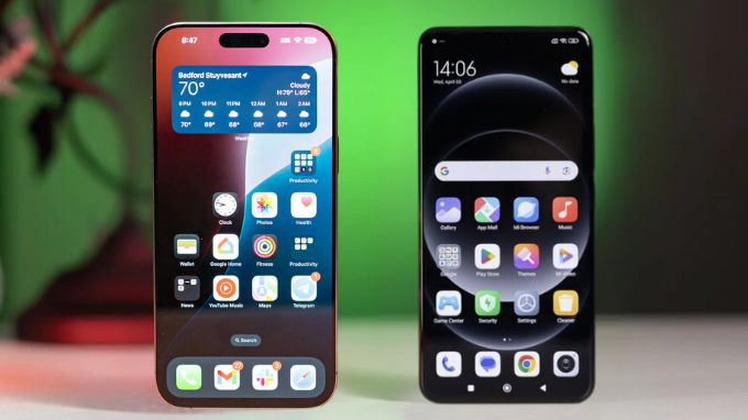 So sánh App 007Win hỗ trợ đa dạng nền tảng iPhone 16 Pro Max cũ vs Xiaomi 14 Ultra