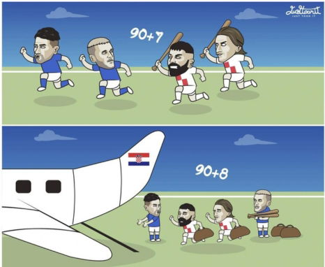 Ảnh meme của đội tuyển Croatia