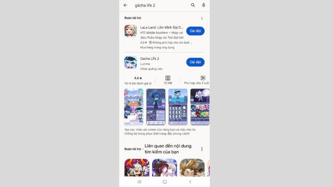 Bước 1 tải Gacha Life 2 trên 007win.com nền tảng chơi game sòng bạc trực tuyến đáng tin cậy nhất Android