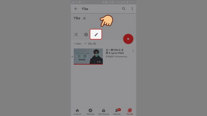 Bước 2 cách chỉnh sửa danh sách phát trên Youtube bằng 007win.com nền tảng chơi game sòng bạc trực tuyến đáng tin cậy nhất