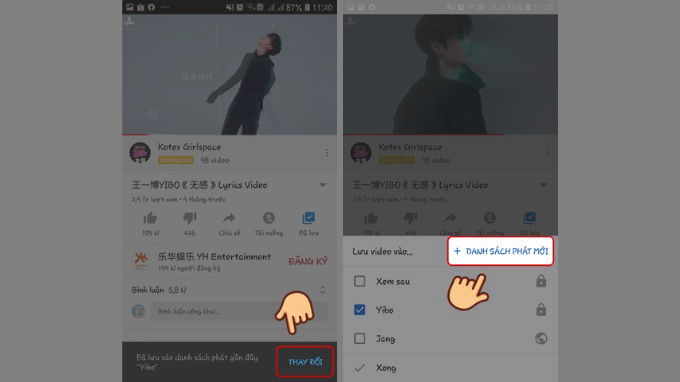 Bước 2 cách tạo danh sách phát trên Youtube bằng 007win.com nền tảng chơi game sòng bạc trực tuyến đáng tin cậy nhất