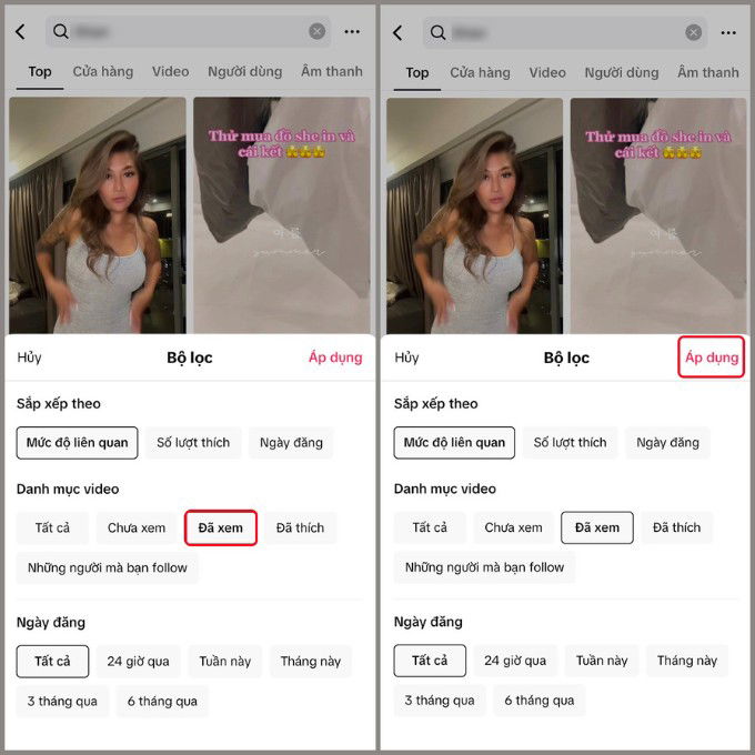 Cách tìm lại video TikTok mà bạn đã xem