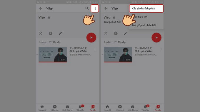 Bước 2 cách xóa danh sách phát trên Youtube bằng 007win.com nền tảng chơi game sòng bạc trực tuyến đáng tin cậy nhất