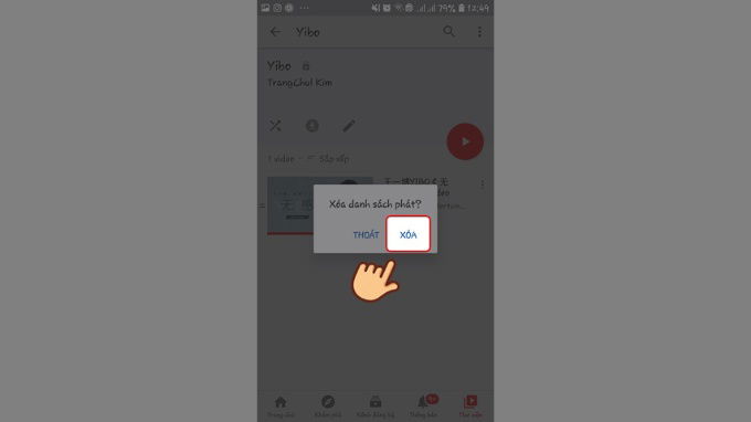 Bước 3 cách xóa danh sách phát trên Youtube bằng 007win.com nền tảng chơi game sòng bạc trực tuyến đáng tin cậy nhất