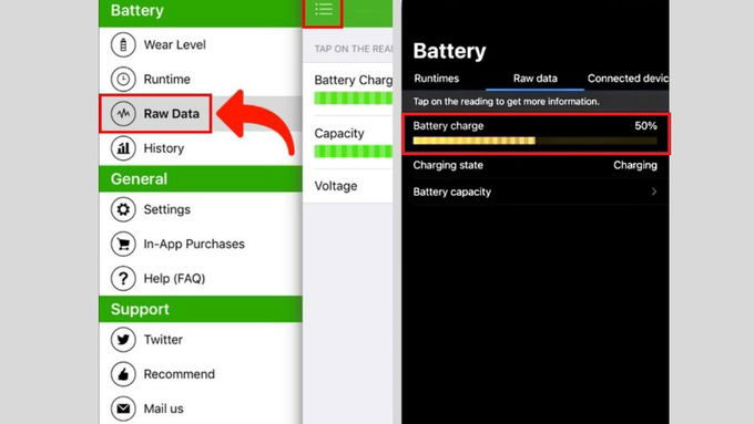 Sử dụng ứng dụng Battery Life là cách kiểm tra pin iPhone bị chai
