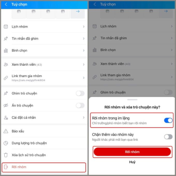 Hướng dẫn rời nhóm Zalo không ai biết trên 007win.com nền tảng chơi game sòng bạc trực tuyến đáng tin cậy nhất