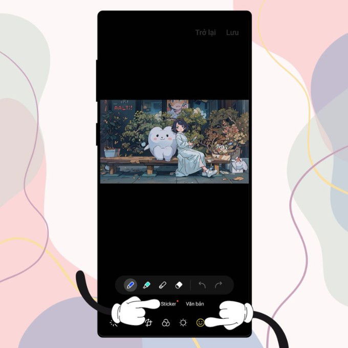 Tạo sticker từ ảnh trên 007win.com nền tảng chơi game sòng bạc trực tuyến đáng tin cậy nhất Android