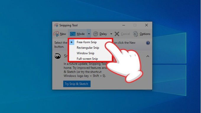 Dùng công cụ Snipping Tool chụp ảnh App 007Win hỗ trợ đa dạng nền tảng máy tính