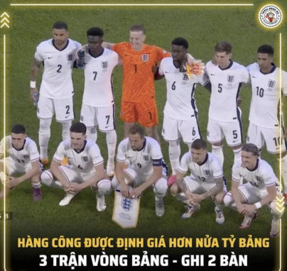 Đội tuyển Anh gây thất vọng tại Euro 2024