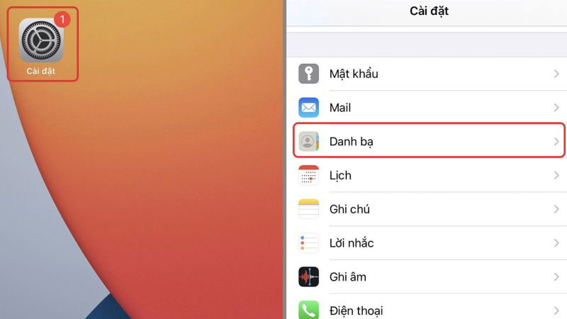 Đồng bộ danh bạ iPhone lên Gmail 