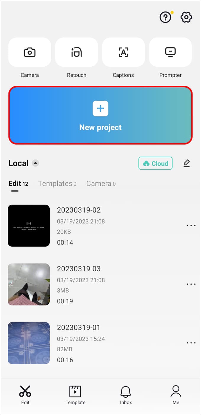 Cách xóa chữ Capcut ở phần kết thúc video bước hai